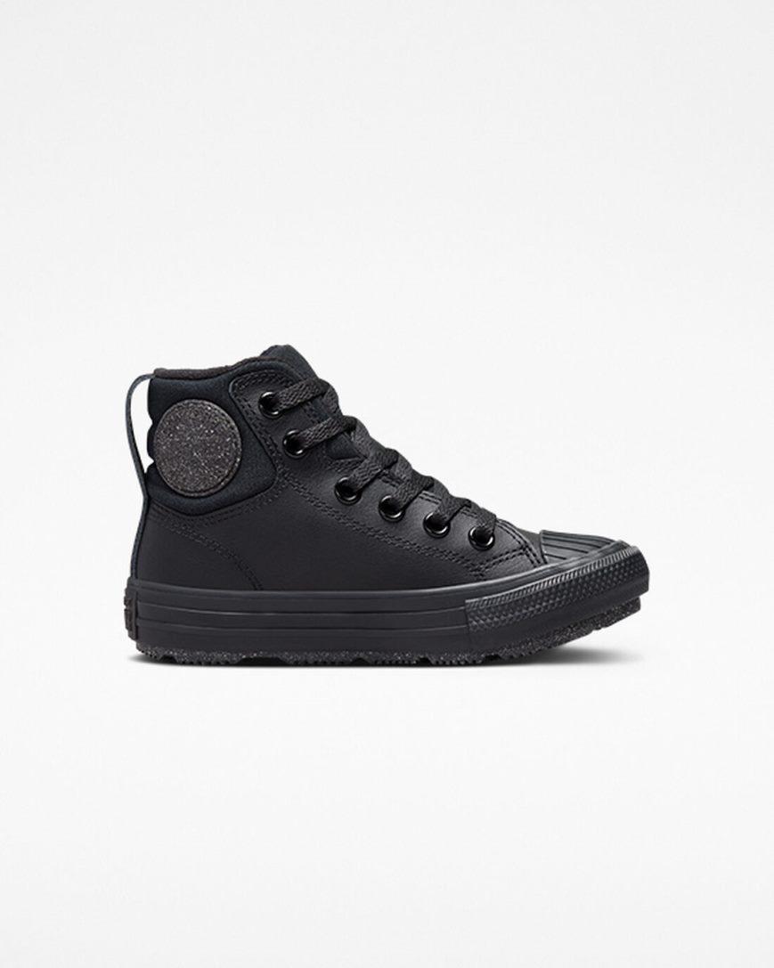 Tenisky Vysoke Converse Chuck Taylor All Star Berkshire Boot Kozene Dievcenske Čierne Siva | SK FAC11M1